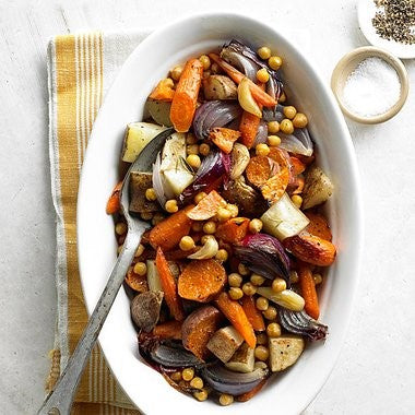 Roasted Chickpeas and Root Vegetables